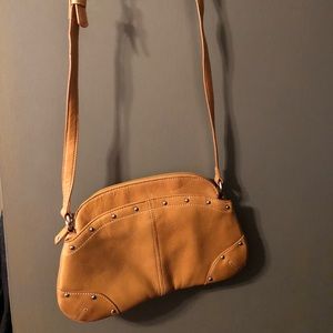 Leather crossbody purse
